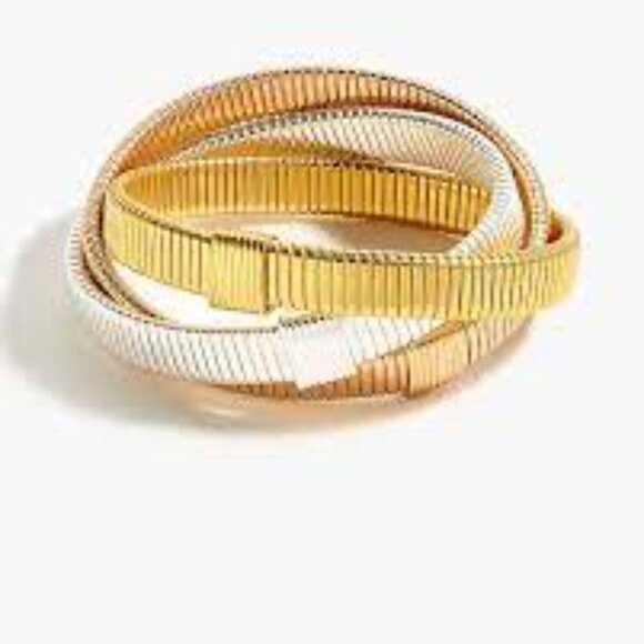 J. Crew Double Stretch Bracelet - Rose Gold - OS - Picture 5 of 6